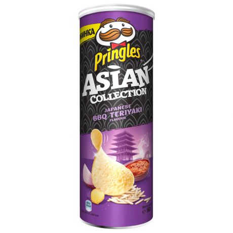 Чипсы Pringles 160г соус барбекю терияки по-японски