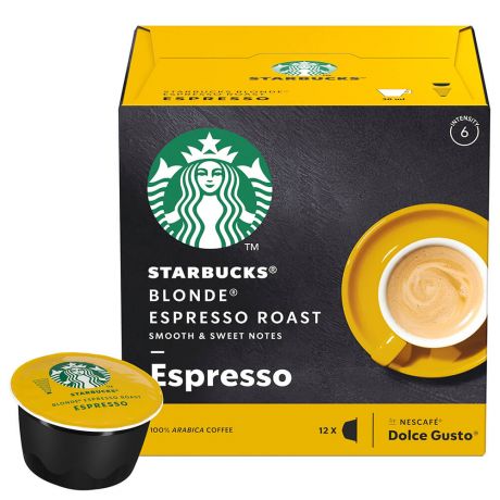Кофе Starbucks 12 капсул Espresso Dolce Gusto