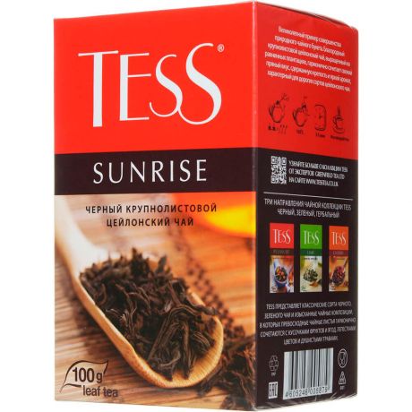 Чай черный Tess Sunrise байховый цейлонский 100г