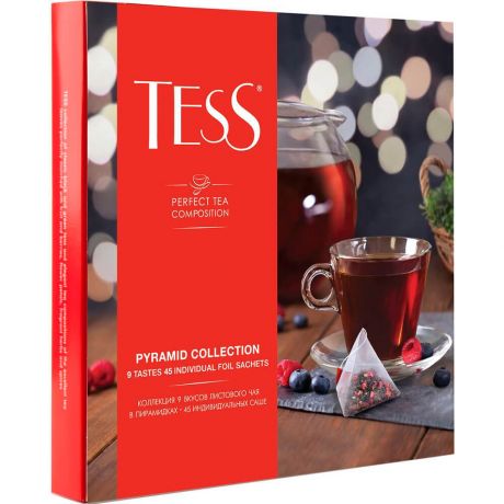Чай Tess 82г подарочный набор 9 видов чая