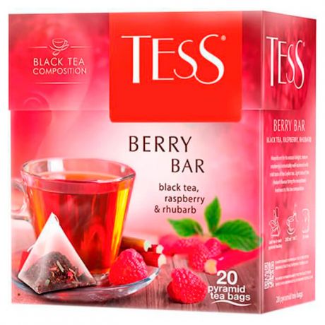 Чай Tess 20пир*1,8г берри бар пирамидки