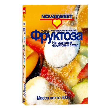 Фруктоза Novosvit натуральный фруктовый сахар 500г