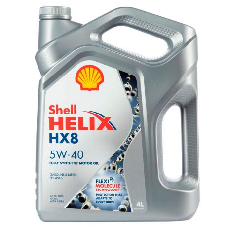 Масло моторное 4л Shell Helix hx8 синтетик 5w-40