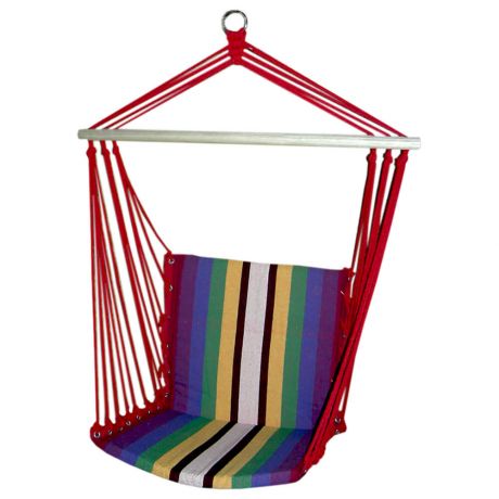 Гамак-кресло цветной хлопок разноцветная полоска