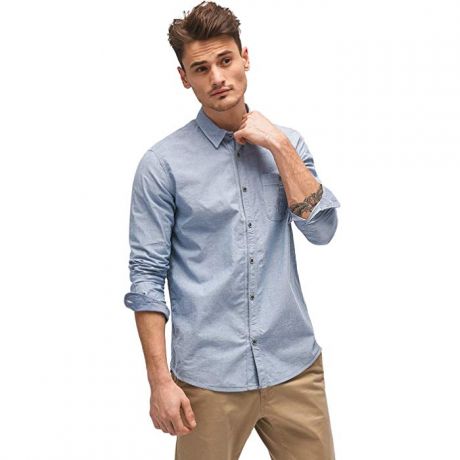 блуза Tom Tailor / муж / синий / 99 % Хлопок, 1 % Полиэстер / XL