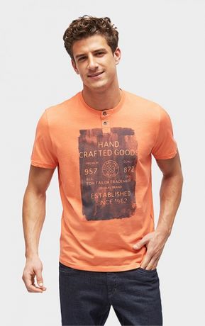 футболка Tom Tailor / муж / dazed red / 60 % Хлопок, 40 % Полиэстер / M