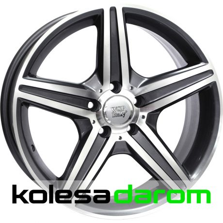 WSP Italy AMG CAPRI NEW SIZE 2008 8.5x18/5x112 D66.6 ET54 Anthracite_polished