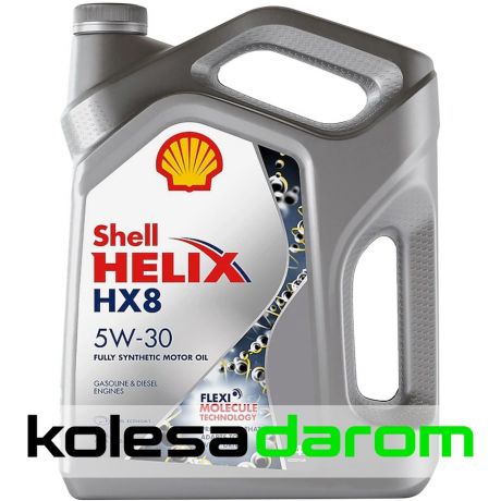 Shell Моторное масло для автомобиля Shell Helix HX8 5W30 4л.
