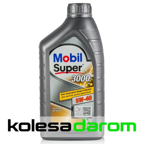 Mobil Моторное масло для автомобиля Mobil Super 3000 X1 5W40 1л