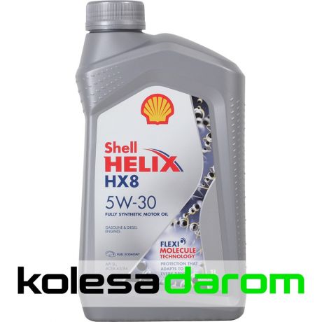 Shell Моторное масло для автомобиля SHELL Helix HX8 5W-30 1 л