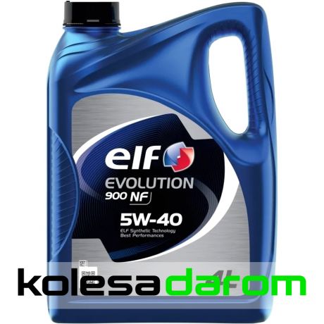 ELF Моторное масло для автомобиля Elf Evolution 900 NF 5W-40 4л