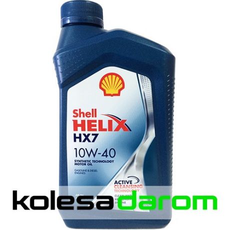 Shell Моторное масло для автомобиля Shell Helix HX7 10W-40 1 л