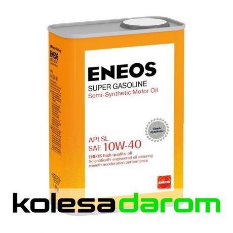 Eneos Моторное масло для автомобиля ENEOS GASOLINE SEMIS-C 10W-40 SL 0,946 л