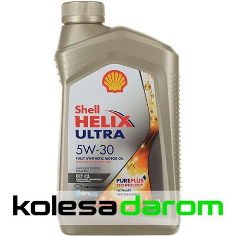 Shell Моторное масло для автомобиля SHELL Helix Ultra ECT С3 5W-30 1 л