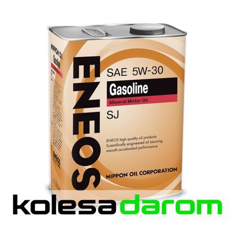 Eneos Моторное масло для автомобиля ENEOS GASOLINE SEMIS-C 5W-30 SL 4 л