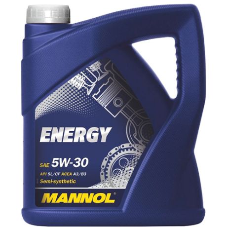 MANNOL Моторное масло для автомобиля Mannol Energy 5W30 4л