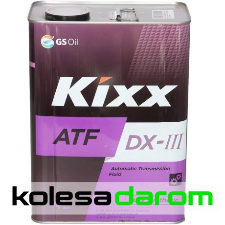 Kixx Трансмиссионное масло для автомобиля Kixx ATF DX-III 4л