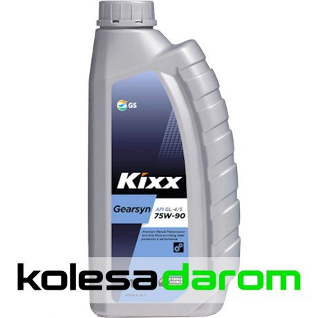 Kixx Трансмиссионное масло для автомобиля Kixx Gearsyn GL-4/GL-5 75w90 1л