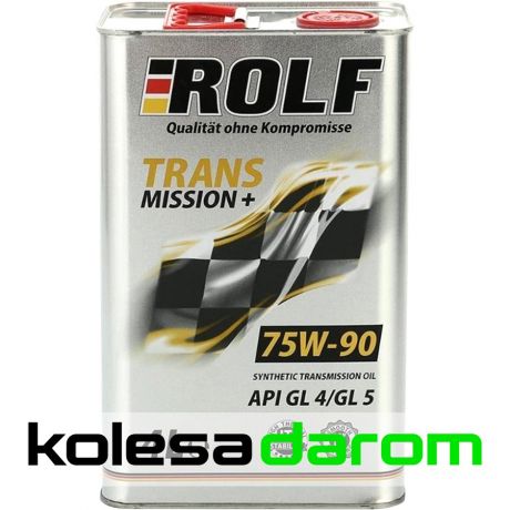 Rolf Трансмиссионное масло для автомобиля ROLF Transmission GL-4 75w90 4л