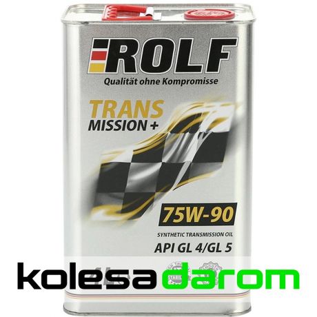 Rolf Трансмиссионное масло для автомобиля ROLF Transmission Plus GL-4/GL-5 75w90 4л
