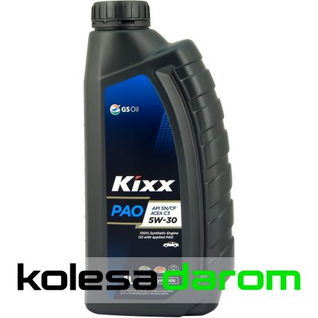 Kixx Моторное масло для автомобиля Kixx PAO 5W30 1л.