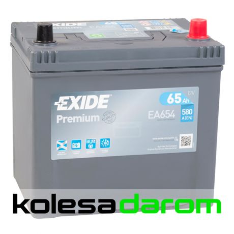 Exide Аккумулятор легковой "EXIDE" Premium 65Ач о/п D23