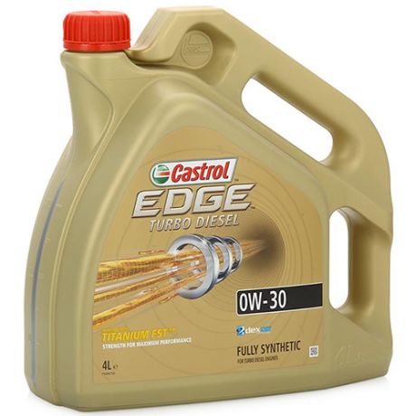 Castrol Моторное масло для автомобиля Castrol EDGE Titanium FST Turbo Diesel 0W30 4л.