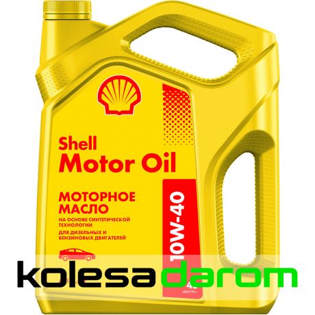 Shell Моторное масло для автомобиля Shell Motor Oil 10W-40 4л.
