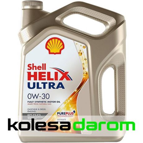 Shell Моторное масло для автомобиля Shell Helix Ultra Ect 0W30 4л