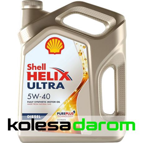 Shell Моторное масло для автомобиля Shell Helix Ultra Diesel 5W-40, 4л