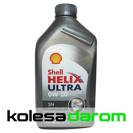 Shell Моторное масло для автомобиля Shell Helix Ultra SN 0W20 1л
