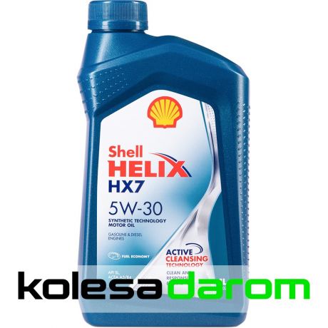 Shell Моторное масло для автомобиля Shell Helix HX7 5W-30 1л.
