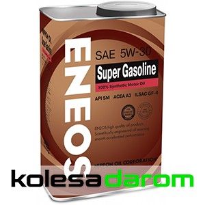 Eneos Моторное масло для автомобиля ENEOS SUPER GASOLINE 100% SYNT. 5W-30 SM 0,946 л