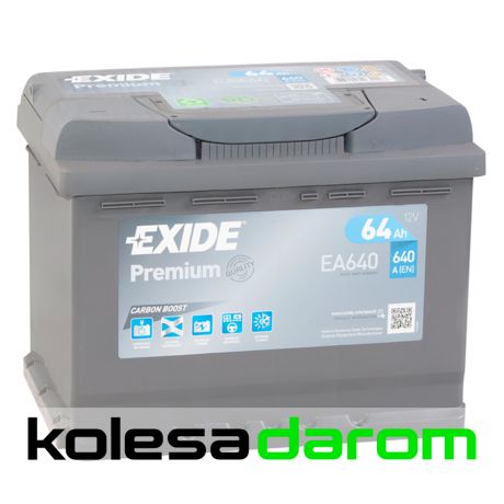 Exide Аккумулятор легковой "EXIDE" Premium 64Ач о/п L2