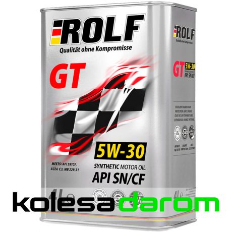 Rolf Моторное масло для автомобиля ROLF GT 5W-30 4L