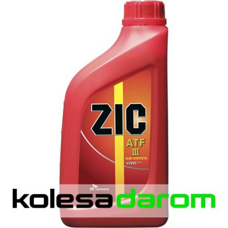 ZIC Трансмиссионное масло для автомобиля Zic ATF III 1л