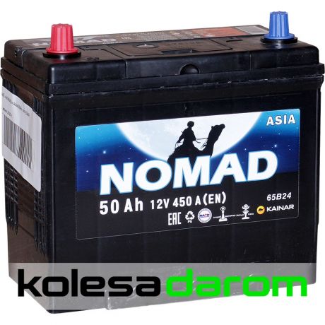 Nomad Аккумулятор легковой "NOMAD" Asia 50Ач п/п B24R