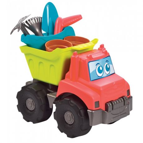 Игрушки в песочницу Ecoiffier Детский садовый грузовик с аксессуарами