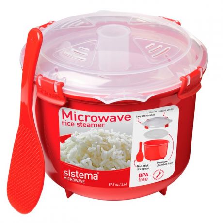 Контейнеры для еды Sistema Microwave Рисоварка 2,6 л