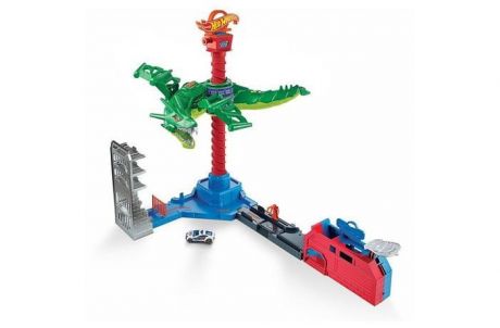 Игровые наборы Mattel Hot Wheels Сити игровой набор Воздушная атака дракона-робота