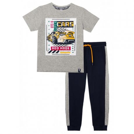 Комплекты детской одежды Playtoday Комплект: футболка и брюки Super cars kids boys