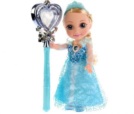 Куклы и одежда для кукол Карапуз Кукла Принцесса Амелия с волшебной палочкой 36 см