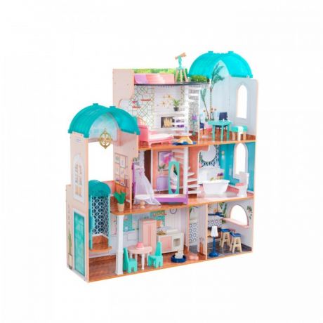 Кукольные домики и мебель KidKraft Кукольный домик Камила с мебелью (25 элементов)