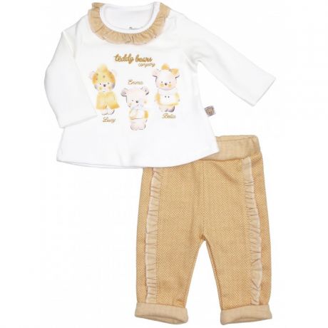 Комплекты детской одежды Mini World Комплект для девочки (лонгслив, брюки) MW15436