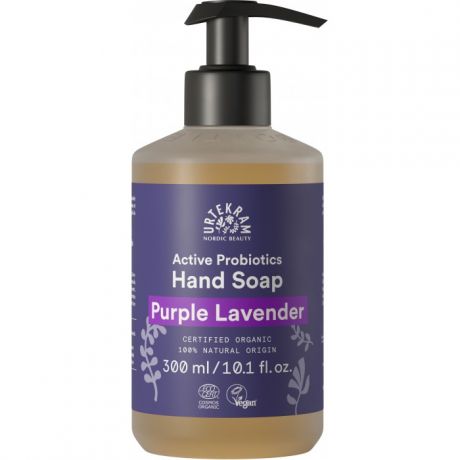 Косметика для мамы Urtekram Органическое жидкое мыло для рук Пурпурная лаванда 300 мл