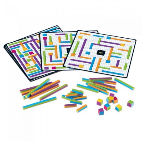 Игры для малышей Learning Resources Игровой набор Цветные лабиринты (69 элементов)