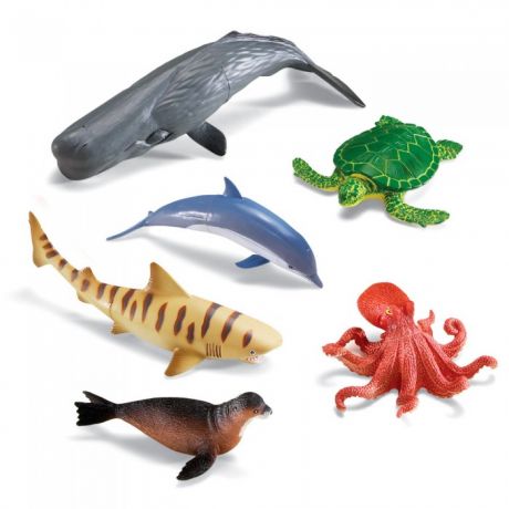 Игровые фигурки Learning Resources Игровой набор Обитатели океана (6 элементов)