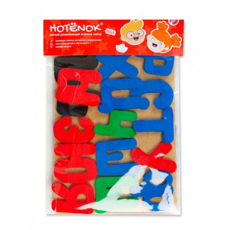 Раннее развитие Hotenok Детский мягкий развивающий игровой набор Изучаем Алфавит большой