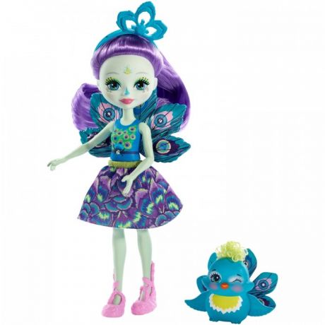 Куклы и одежда для кукол Enchantimals Кукла с питомцем 15 см