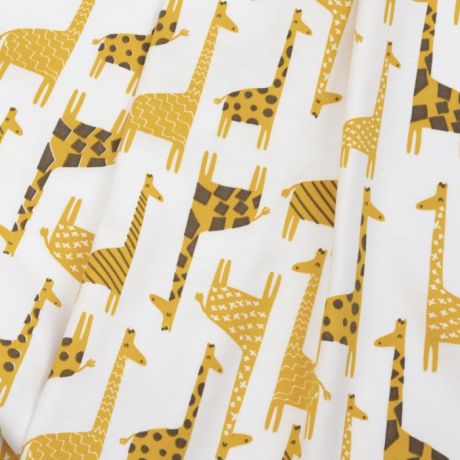 Пеленки Under the Blanket Жирафы трикотаж 120х90 см